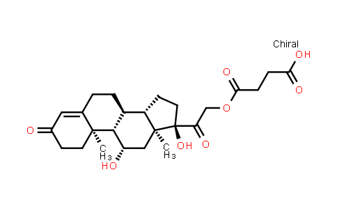 CAS No. 125-04-2, Hydrocortisone 21-sodium succinate