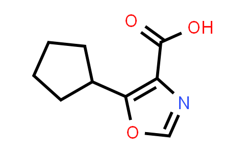 CAS No. 1250027-79-2, 5-Cyclopentyloxazole-4-carboxylic acid