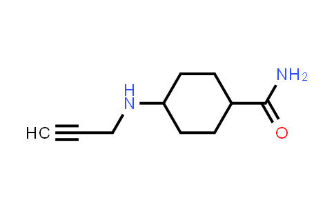 CAS No. 1250089-83-8, 4-(Prop-2-yn-1-ylamino)cyclohexane-1-carboxamide