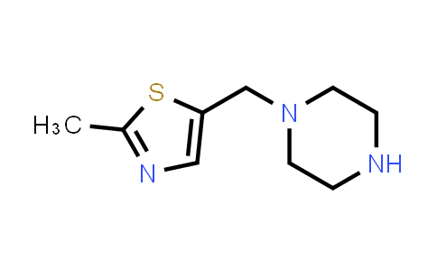CAS No. 1250118-20-7, 2-Methyl-5-(piperazin-1-ylmethyl)thiazole