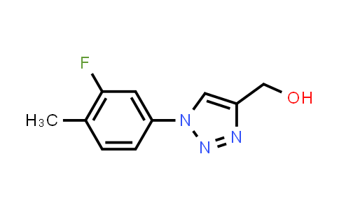 CAS No. 1250228-33-1, [1-(3-Fluoro-4-methylphenyl)-1H-1,2,3-triazol-4-yl]methanol