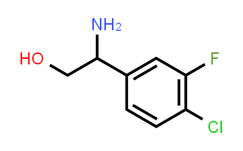 CAS No. 1250241-63-4, 2-Amino-2-(4-chloro-3-fluorophenyl)ethanol