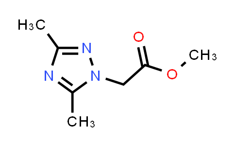 CAS No. 1250278-88-6, Methyl 2-(3,5-dimethyl-1H-1,2,4-triazol-1-yl)acetate