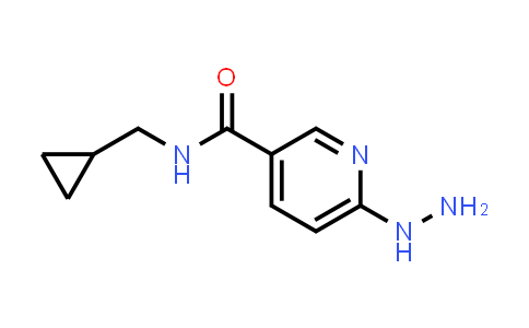 CAS No. 1250354-72-3, N-(Cyclopropylmethyl)-6-hydrazinylpyridine-3-carboxamide