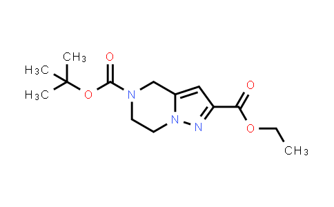 CAS No. 1250443-97-0, 5-tert-Butyl 2-ethyl 6,7-dihydropyrazolo[1,5-a]pyrazine-2,5(4H)-dicarboxylate