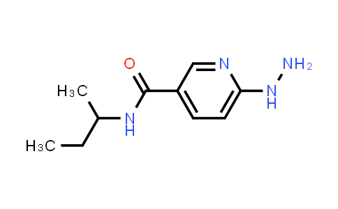 CAS No. 1250542-20-1, N-(Butan-2-yl)-6-hydrazinylpyridine-3-carboxamide