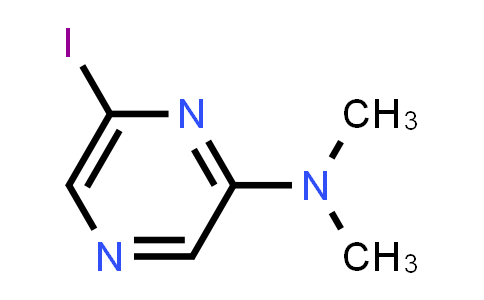 CAS No. 125060-66-4, 6-Iodo-N,N-dimethylpyrazin-2-amine