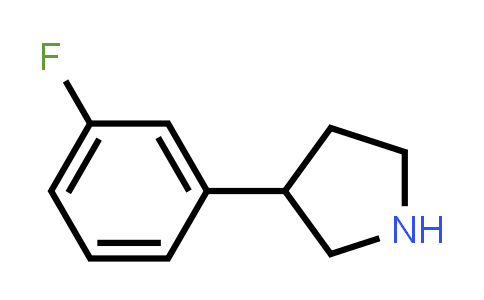 CAS No. 125067-75-6, 3-(3-Fluorophenyl)pyrrolidine