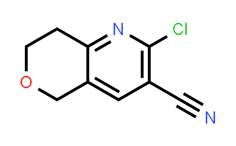 CAS No. 1250840-53-9, 2-Chloro-5H,7H,8H-pyrano[4,3-b]pyridine-3-carbonitrile