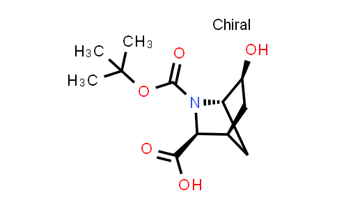 CAS No. 1250884-25-3, (1S,3S,4R,6S)-2-(tert-Butoxycarbonyl)-6-hydroxy-2-azabicyclo[2.2.1]heptane-3-carboxylic acid