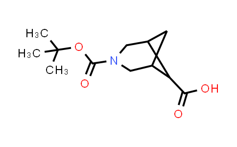CAS No. 1250995-41-5, 3-Boc-3-azabicyclo[3.1.1]heptane-6-carboxylic acid
