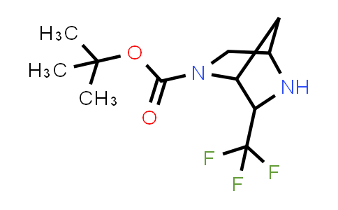 CAS No. 1250995-58-4, 2,​5-​Diazabicyclo[2.2.1]​heptane-​2-​carboxylic acid, 6-​(trifluoromethyl)​-​, 1,​1-​dimethylethyl ester