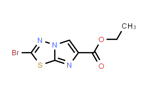 CAS No. 1250997-71-7, Ethyl 2-bromoimidazo[2,1-b][1,3,4]thiadiazole-6-carboxylate