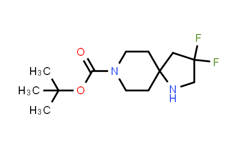 CAS No. 1250999-05-3, tert-Butyl 3,3-difluoro-1,8-diazaspiro[4.5]decane-8-carboxylate