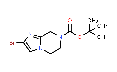 CAS No. 1250999-20-2, tert-Butyl 2-bromo-5,6-dihydroimidazo[1,2-a]pyrazine-7(8H)-carboxylate