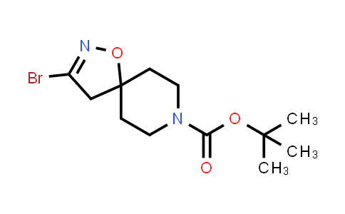 CAS No. 1250999-79-1, tert-Butyl 3-bromo-1-oxa-2,8-diazaspiro[4.5]dec-2-ene-8-carboxylate