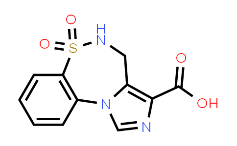 CAS No. 1251000-52-8, 4,5-Dihydrobenzo[f]imidazo[5,1-d][1,2,5]thiadiazepine-3-carboxylic acid 6,6-dioxide