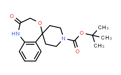 CAS No. 1251001-25-8, tert-Butyl 2-oxo-2,3-dihydro-1H-spiro[benzo[e][1,4]oxazepine-5,4'-piperidine]-1'-carboxylate
