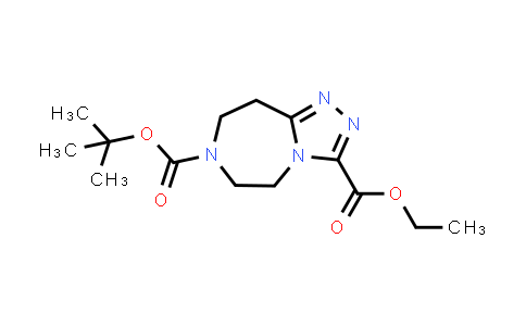 CAS No. 1251001-31-6, 7-(tert-Butyl) 3-ethyl 5,6,8,9-tetrahydro-7H-[1,2,4]triazolo[4,3-d][1,4]diazepine-3,7-dicarboxylate