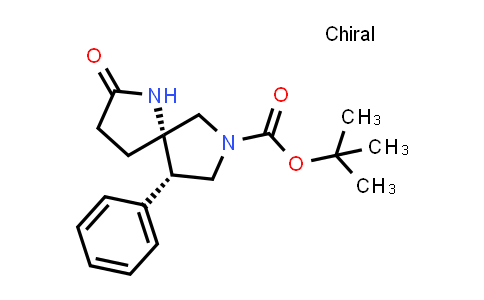 CAS No. 1251003-15-2, tert-Butyl (5S,9S)-2-oxo-9-phenyl-1,7-diazaspiro[4.4]nonane-7-carboxylate