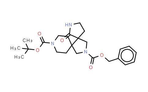 CAS No. 1251007-50-7, 13-Benzyl 9-(tert-butyl) 1-oxo-2,9,13-triazadispiro[4.0.56.35]tetradecane-9,13-dicarboxylate
