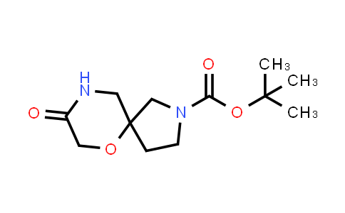 CAS No. 1251007-91-6, tert-Butyl 8-oxo-6-oxa-2,9-diazaspiro[4.5]decane-2-carboxylate