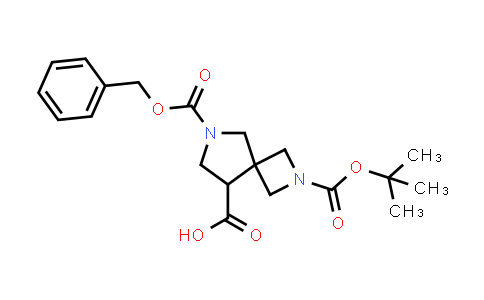 CAS No. 1251011-09-2, 6-((Benzyloxy)carbonyl)-2-(tert-butoxycarbonyl)-2,6-diazaspiro[3.4]octane-8-carboxylic acid