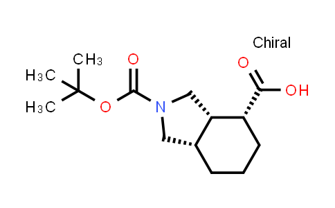 CAS No. 1251021-43-8, (3aS,4R,7aS)-2-(tert-Butoxycarbonyl)octahydro-1H-isoindole-4-carboxylic acid