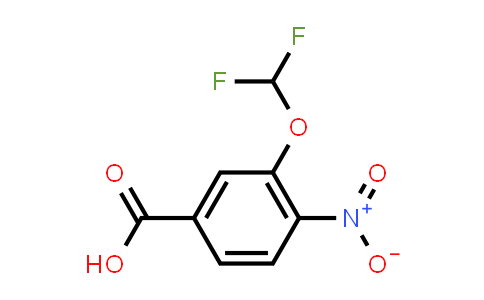 CAS No. 1251083-67-6, 3-(Difluoromethoxy)-4-nitrobenzoic acid