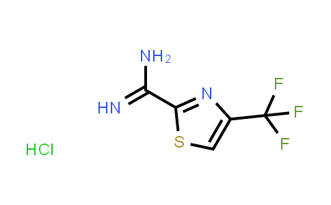 CAS No. 1251166-15-0, 4-(Trifluoromethyl)thiazole-2-carboximidamide hydrochloride