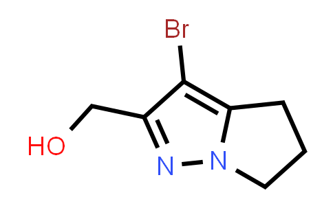 CAS No. 1251761-06-4, (3-Bromo-5,6-dihydro-4H-pyrrolo[1,2-b]pyrazol-2-yl)methanol