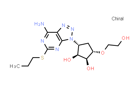 CAS No. 1251765-07-7, (1S,2S,3R,5S)-3-(7-amino-5-(propylthio)-3H-[1,2,3]triazolo[4,5-d]pyrimidin-3-yl)-5-(2-hydroxyethoxy)cyclopentane-1,2-diol
