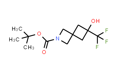 CAS No. 1251923-04-2, tert-Butyl 6-hydroxy-6-(trifluoromethyl)-2-azaspiro[3.3]heptane-2-carboxylate