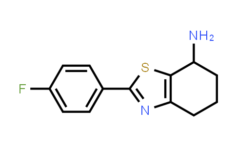 CAS No. 1251924-55-6, 7-Benzothiazolamine, 2-(4-fluorophenyl)-4,5,6,7-tetrahydro-