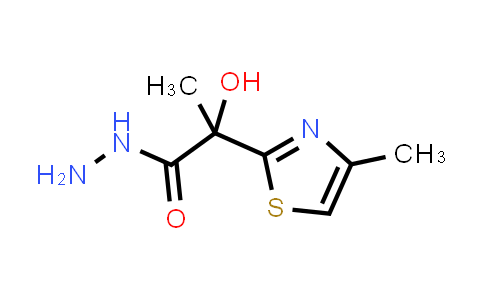 CAS No. 1251929-90-4, 2-Hydroxy-2-(4-methylthiazol-2-yl)propanehydrazide
