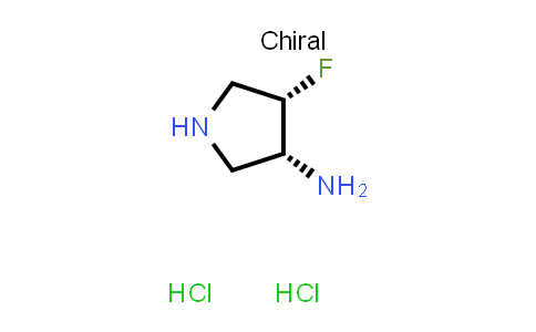 CAS No. 125197-38-8, rel-(3R,4S)-4-Fluoropyrrolidin-3-amine dihydrochloride