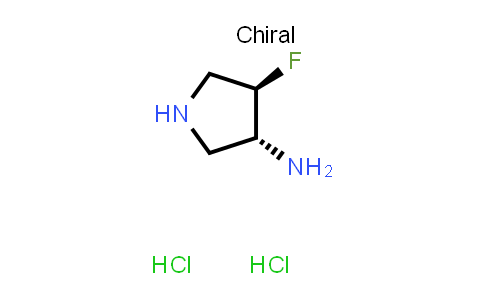 CAS No. 125197-40-2, rel-(3R,4R)-4-Fluoropyrrolidin-3-amine dihydrochloride
