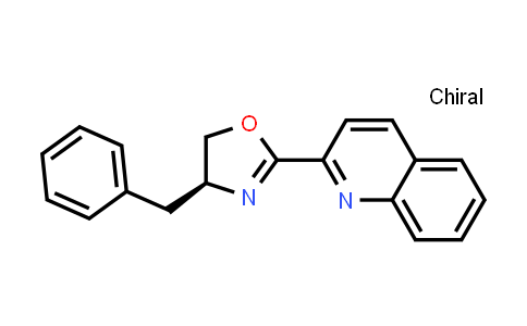 CAS No. 1252576-14-9, (S)-4-benzyl-2-(quinolin-2-yl)-4,5-dihydrooxazole