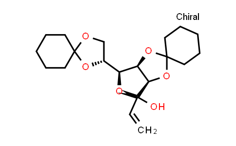 CAS No. 1252612-96-6, (3a'R,6'S,6a'R)-6'-((R)-1,4-Dioxaspiro[4.5]decan-2-yl)-4'-vinyltetrahydrospiro[cyclohexane-1,2'-furo[3,4-d][1,3]dioxol]-4'-ol