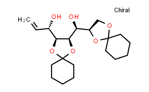 CAS No. 1252612-97-7, (S)-1-((2S,3R)-3-((S)-Hydroxy((R)-1,4-dioxaspiro[4.5]decan-2-yl)methyl)-1,4-dioxaspiro[4.5]decan-2-yl)prop-2-en-1-ol