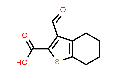 CAS No. 1252672-30-2, 3-Formyl-4,5,6,7-tetrahydrobenzo[b]thiophene-2-carboxylic acid