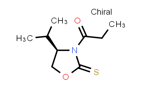 CAS No. 1252686-51-3, 1-[(4R)-4-(1-Methylethyl)-2-thioxo-3-oxazolidinyl]-1-propanone