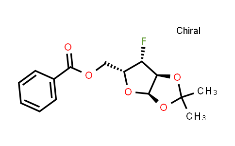 CAS No. 125291-12-5, ((3aR,5R,6S,6aS)-6-Fluoro-2,2-dimethyltetrahydrofuro[2,3-d][1,3]dioxol-5-yl)methyl benzoate