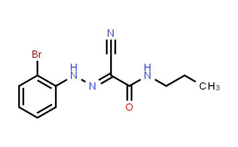 CAS No. 1253049-53-4, (E)-N-(2-Bromophenyl)-2-oxo-2-(propylamino)acetohydrazonoyl cyanide