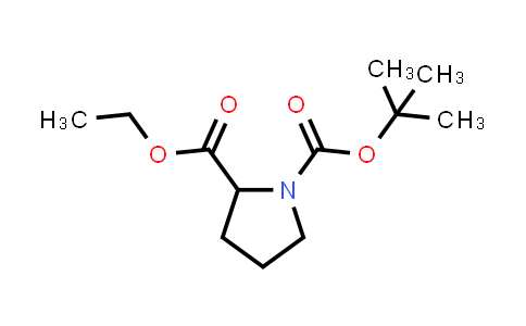 CAS No. 125347-83-3, 1-(tert-Butyl) 2-ethyl pyrrolidine-1,2-dicarboxylate
