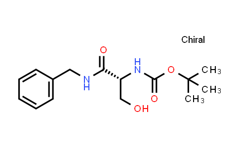 CAS No. 1253790-58-7, tert-Butyl (R)-(1-(benzylamino)-3-hydroxy-1-oxopropan-2-yl)carbamate