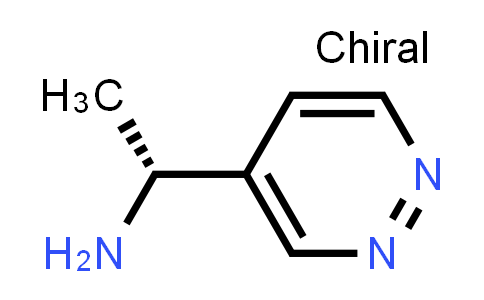 CAS No. 1253794-45-4, 4-Pyridazinemethanamine, α-methyl-, (αR)-