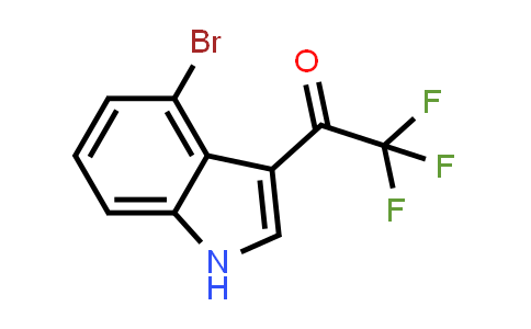 CAS No. 1253929-39-3, 1-(4-Bromo-1H-indol-3-yl)-2,2,2-trifluoroethan-1-one