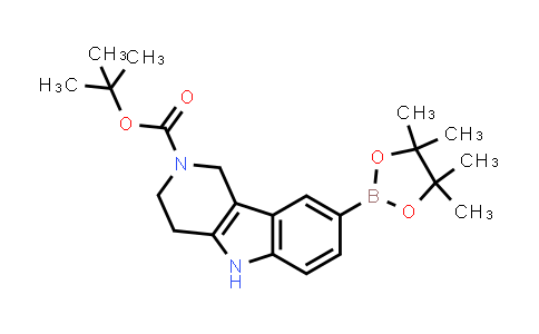 CAS No. 1253968-35-2, tert-Butyl 8-(4,4,5,5-tetramethyl-1,3,2-dioxaborolan-2-yl)-3,4-dihydro-1H-pyrido[4,3-b]indole-2(5H)-carboxylate