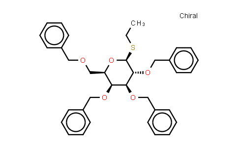 CAS No. 125411-99-6, Ethyl 2,3,4,6-tetra-O-benzyl-β-D-thiogalactopyranoside